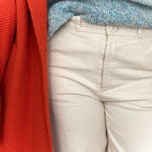 MAN-TLE Heavyweight Canvas Pants | Size 4 | Natural Cotton Canvas